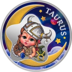 Taurus Baby Zodiacs 1/2 oz Proof Silver Coin