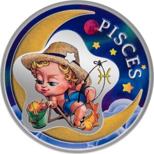 Pisces Baby Zodiacs 1/2 oz Proof Silver Coin